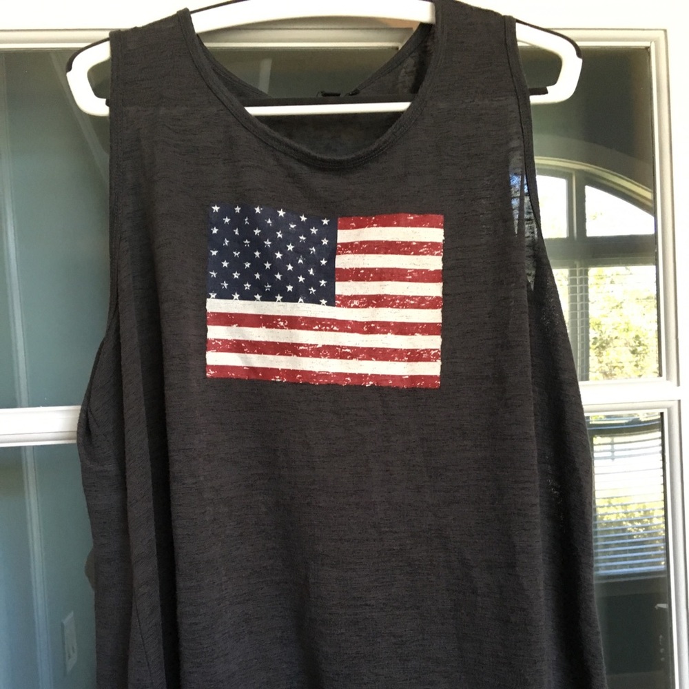American Flag Tank Top